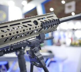 Note front sight folded down-Miles V, Indo Defense 2018