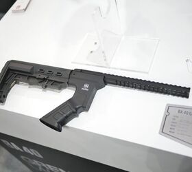 Note the double-sided Picatinny rail -Miles V, Indo Defense 2018