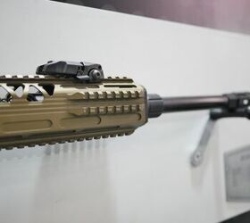 Side Picatinny rails are built into the handguard-Miles V, Indo Defense 2018