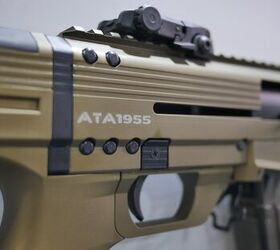 Safety is a cross bolt design located just above the trigger -Miles V, Indo Defense 2018