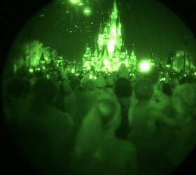 I took my PVS-14 to Walt Disney World and took this photo during the fireworks and light ceremony at the castle.