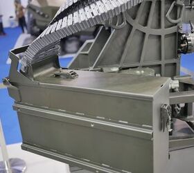 Of course, the feed chutes have to be changed out for different types of ammunition as well-Miles V, Indo Defense 2018.