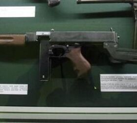 Mysterious Experimental Thompson SMG with a Folding Stock