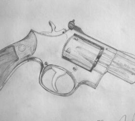 POTD: Drawing Smith & Wesson Revolvers For Art Therapy