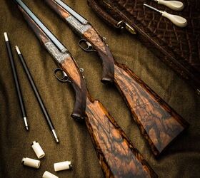 Westley Richard's Show off a Pair of their 12 gauge Modele de Luxe