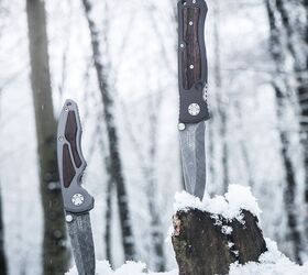 knives forged from the barrels of the german leopard main battle tank