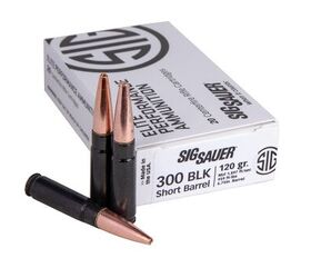 SIG SAUER Introduce NEW 120gr Supersonic 300BLK SBR Elite Copper Duty Ammunition for Short Barrel Rifles