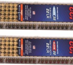 New CCI CLEAN-22 Lead Fouling Reducing Rimfire Ammunition