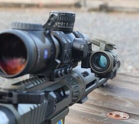 Spuhr ISMS with Zeiss V8 1.1-8x and side-mounted Aimpoint Micro, carried by a JP Rifles CTR-02 in .223 Rem. It's hard to find a better setup for 3 Gun and practical shooting competition.