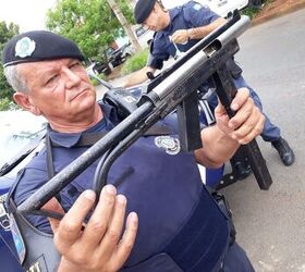 Homemade .40 S&W Submachine Gun Seized by Police in Brazil