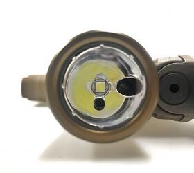 You can see the offset IR led at 3 o'clock and the IR laser sitting next to the white LED at 6 o'clock.