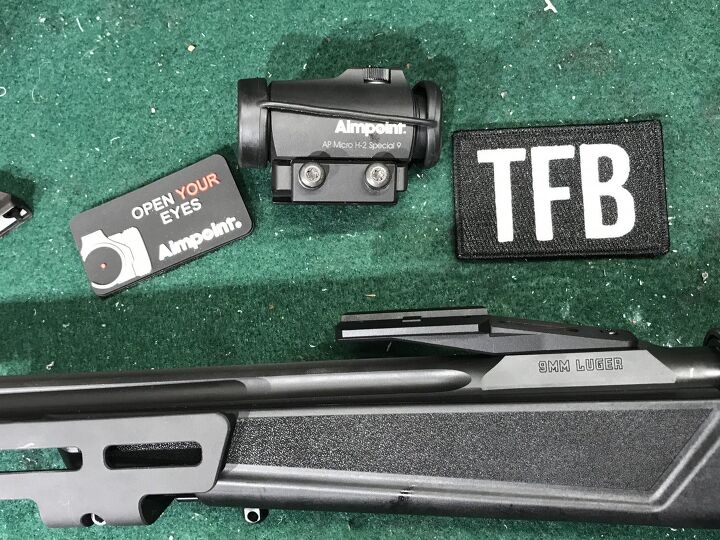 TFB Review: Infitech Aimpoint Micro Mount, Enlarged Magazine Release ...