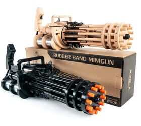 Weaponized T-Rex Rubber Band Minigun