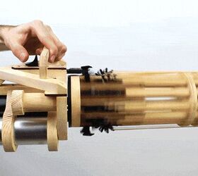 weaponized t rex rubber band minigun