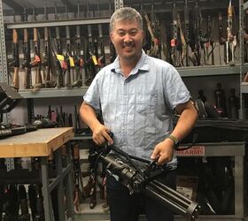 weaponized t rex rubber band minigun