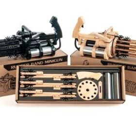 weaponized t rex rubber band minigun