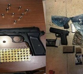 Left: A locally craft made self-loading pistol. Right: Modified Turkish made blank firing pistols. (Photo: Sozcu)