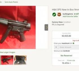 Gunbroker Auctions Already Pricing The H&K SP5 Way Over MSRP