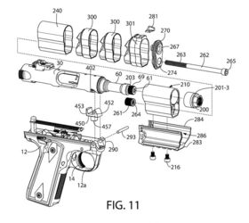 Integrally Suppressed Ruger 22/45