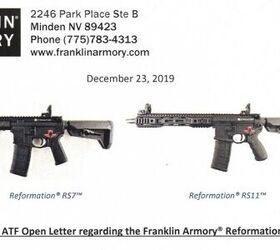 Franklin Armory Responds To ATF Open Letter On The Reformation