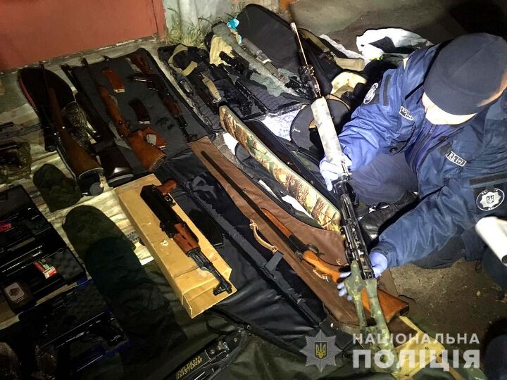 Cache Ukraine Illegal Weapons Cache Seized in Rivne, Ukraine | thefirearmblog.com