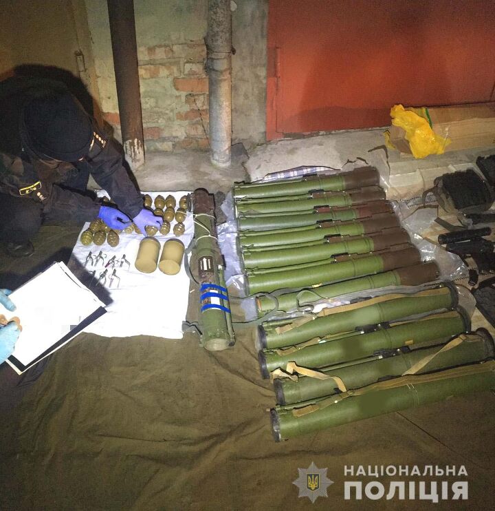 Cache Ukraine Illegal Weapons Cache Seized in Rivne, Ukraine | thefirearmblog.com