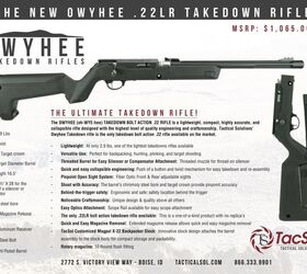 MUST HAVE: New TacSol Owyhee .22LR Takedown Rifle