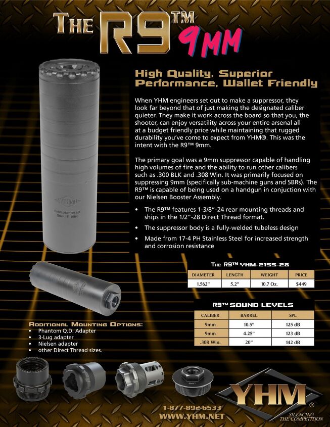 Yhm R9 Vs R45 SILENCER SATURDAY #108: SHOT Show Suppressor Coverage Preview ...