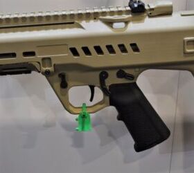 The RM277 on display at the Beretta Defense Technologies booth (Matthew Moss/TFB)
