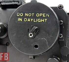 Pinhole daylight cover opened.