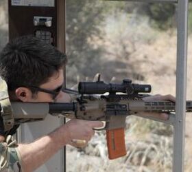 A 16 AR-15 is handy enough to fire from tight spaces like a telephone booth. If you can find a telephone booth in 2020, that is.