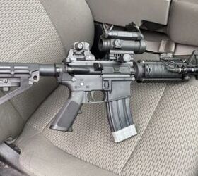 Realistically, having an AR next to your leg or in the passenger seat is mostly impractical and can unintentionally escalate a traffic stop if it's hanging out in the front seat.