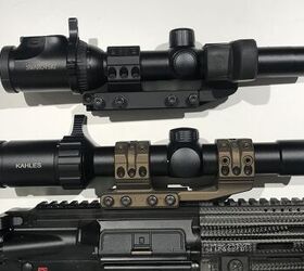 Kahles K18i versus Swarovski Z6i 1-624 (with Leupold Deltapoint on the side).