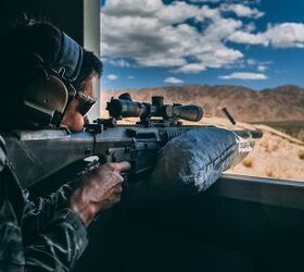 A U.S. Army Special Operation Soldier with 3rd Battalion, 7th Special Forces Group (Airborne) fires a M110 Semi-Automatic Sniper System (U.S. Marine Corps photo by Lance Cpl. William Chockey)