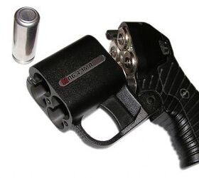The New Russian PB-4SP Barrelless Traumatic Pistol (non-lethal 