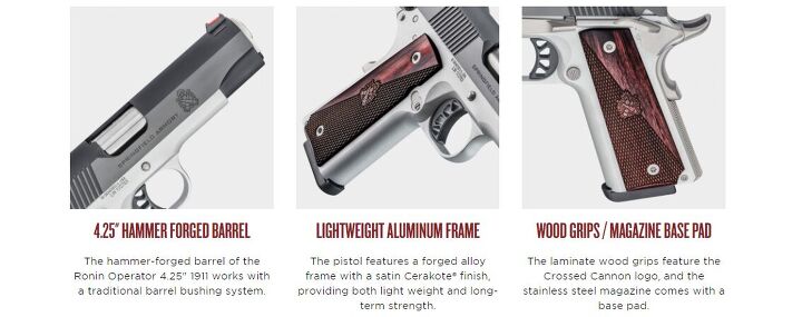 Springfield Armory 1911 Ronin Operator Commander - Now Shipping ...