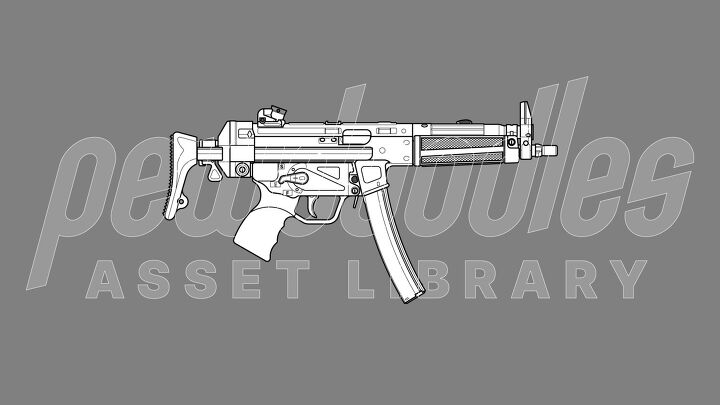 Mp5 Drawing