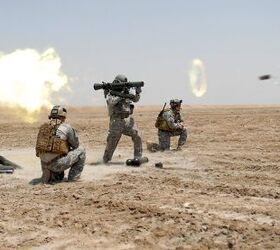 A U.S. Special Forces Soldier with Special Operations Task Force – Central fires a Carl Gustav AT weapon (Spc. William Hatton/US Army)