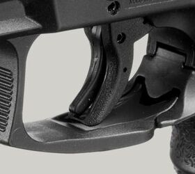Note the magazine release on the trigger guard.