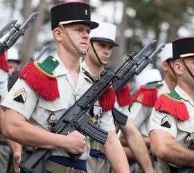 potd french foreign legion with heckler koch hk416f and bayonets