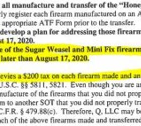 BREAKING: ATF Issues Cease & Desist for Honey Badger Pistol