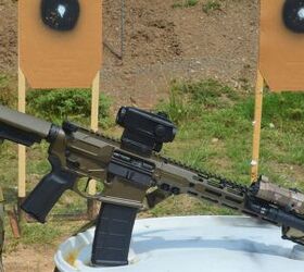 My personal Lone Star Armory AR wearing the Blade for range testing...