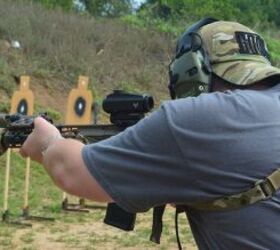 With 'ready up'-style drills, I found both of the Swampfox reticles to be quick and easy to get on target.