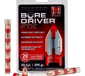 New Hornady Bore Driver FTX Muzzleloading Bullets | thefirearmblog.com