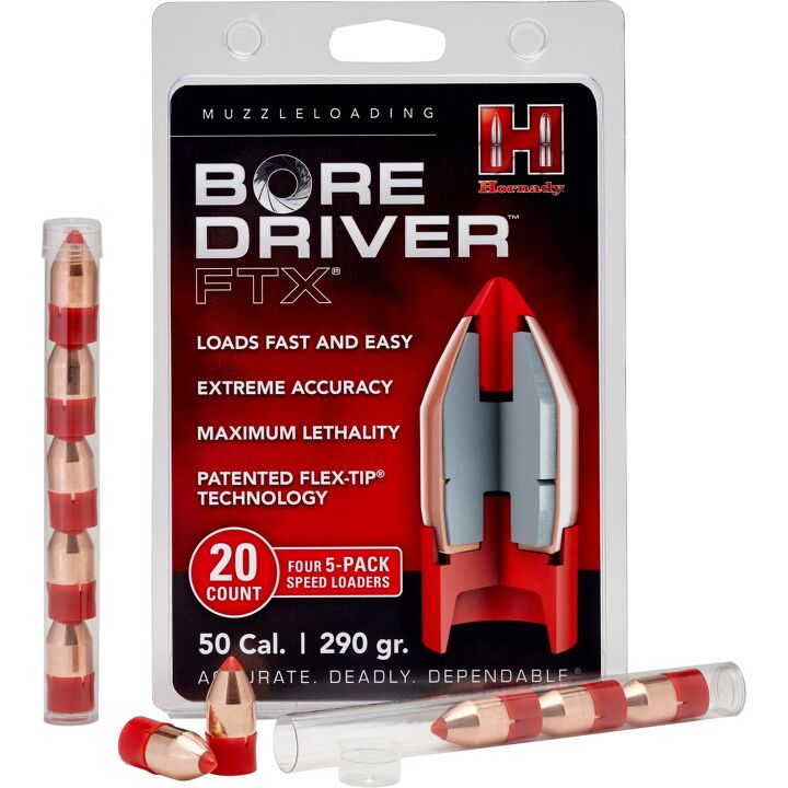 New Hornady Bore Driver FTX Muzzleloading Bullets | thefirearmblog.com
