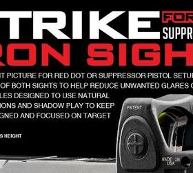 Strike Iron Sights for Glock – Standard and Suppressor Height