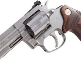 Colt King Cobra Target Revolver. Note the nice touch of the chamfering towards the front faceof the chambers. Image Credit: Colt.