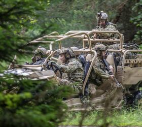 POTD: Green Berets in a Polaris MRZR Off-Road Utility Vehicle