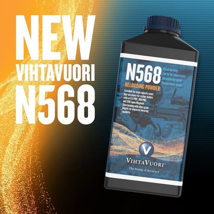 Vihtavuori N568 – New High-Energy Rifle Powder | thefirearmblog.com