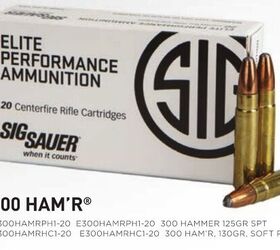 300 HAM'R Elite Performance Ammunition Spotted in SIG 2021 Catalog